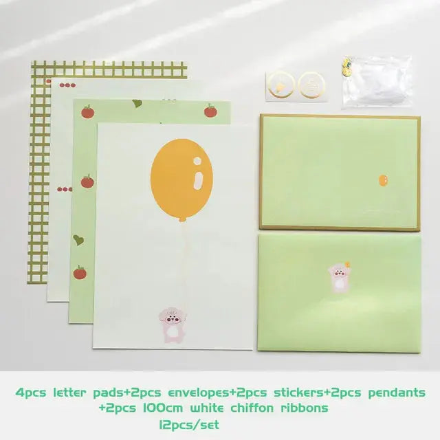 Floral Letter Pad & Envelope Set