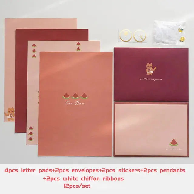 Floral Letter Pad & Envelope Set