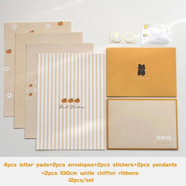 Floral Letter Pad & Envelope Set
