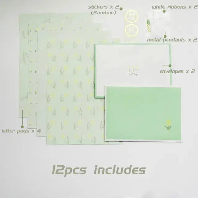 Floral Letter Pad & Envelope Set