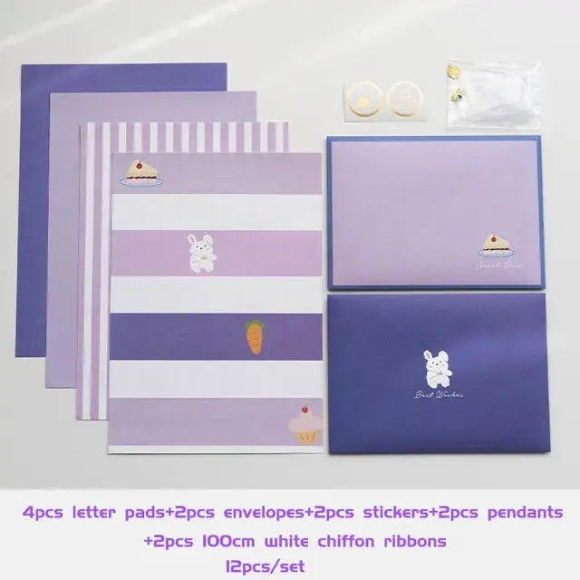 Floral Letter Pad & Envelope Set