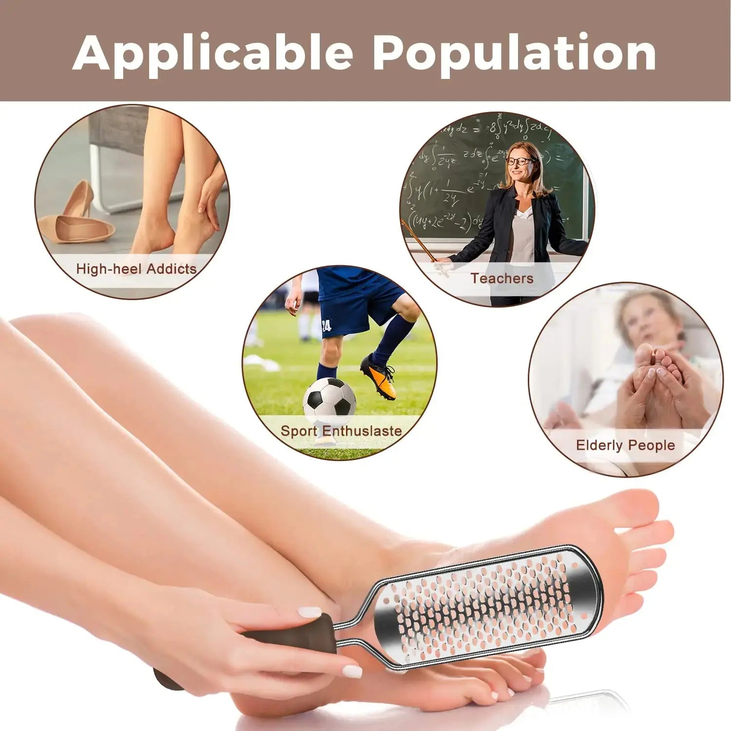 Foot File & Scrubber – Your Go-To Callus Remover and Dead Skin Eliminator