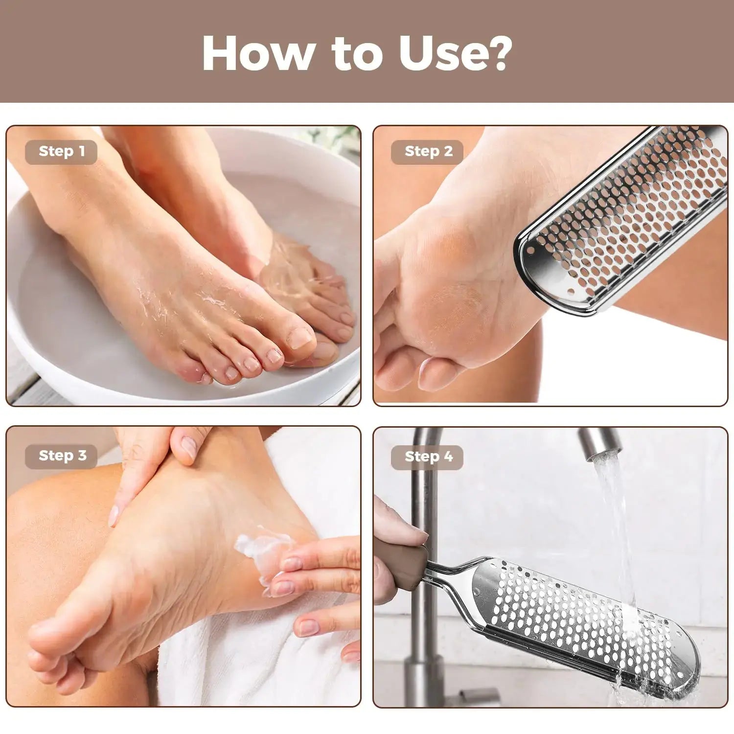 Foot File & Scrubber – Your Go-To Callus Remover and Dead Skin Eliminator
