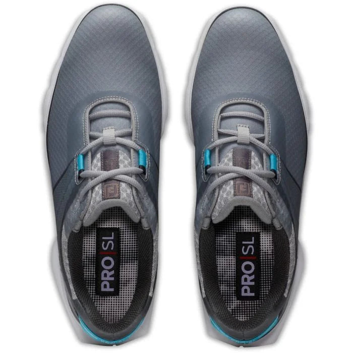 FootJoy Pro SL Sport Golf Shoes - Grey/Reef Blue 53855