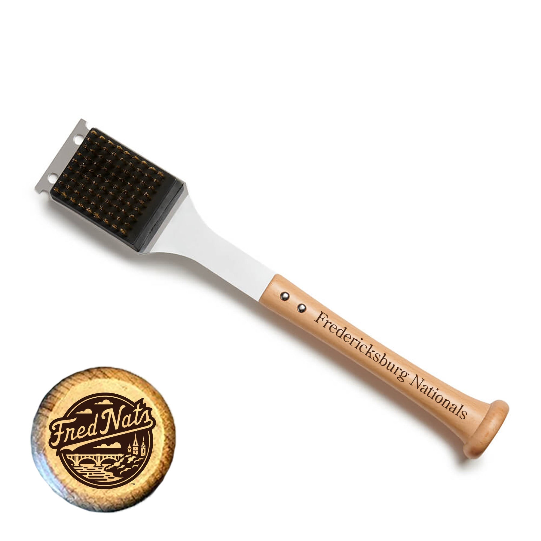 Fredericksburg Nationals "BRUSHBACK" Scraper