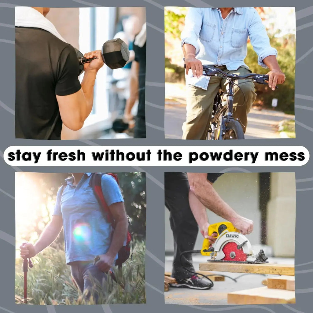Fresh Body, Fresh Balls Lotion - Men's Anti-Chafing Soothing Cream & Ball Deodorant