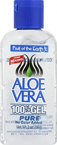 Fruit of the Earth Aloe Vera Gel, 2 oz (56 g) (Bundle of 3) Fresh 12 Ounce (Pack of 3)