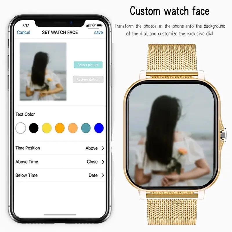 Full Touch Screen New Fitness Tracker Smart Watch