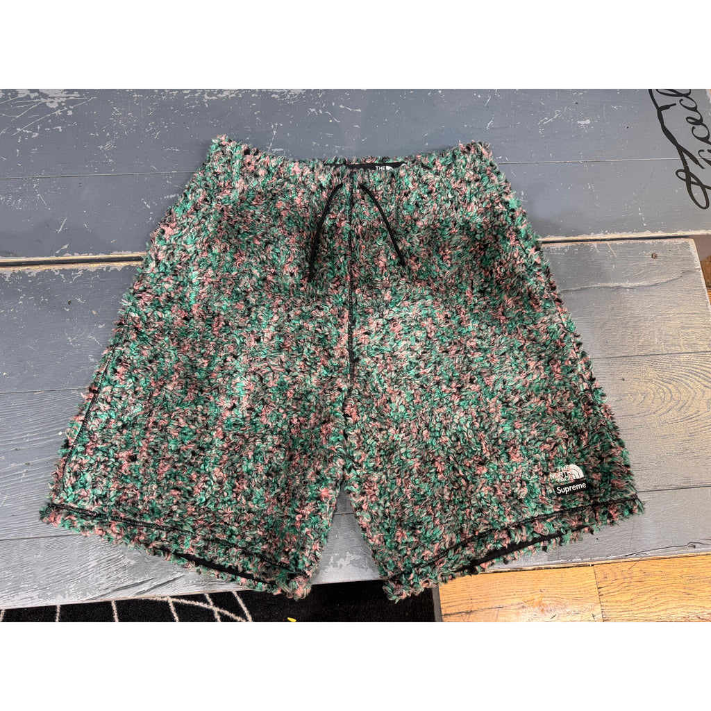 PRE OWNED Supreme The North Face High Pile Fleece Short Multicolor