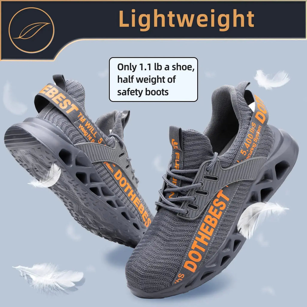 Furuian Steel Toe Sneakers – Lightweight Indestructible Safety Shoes for Men & Women
