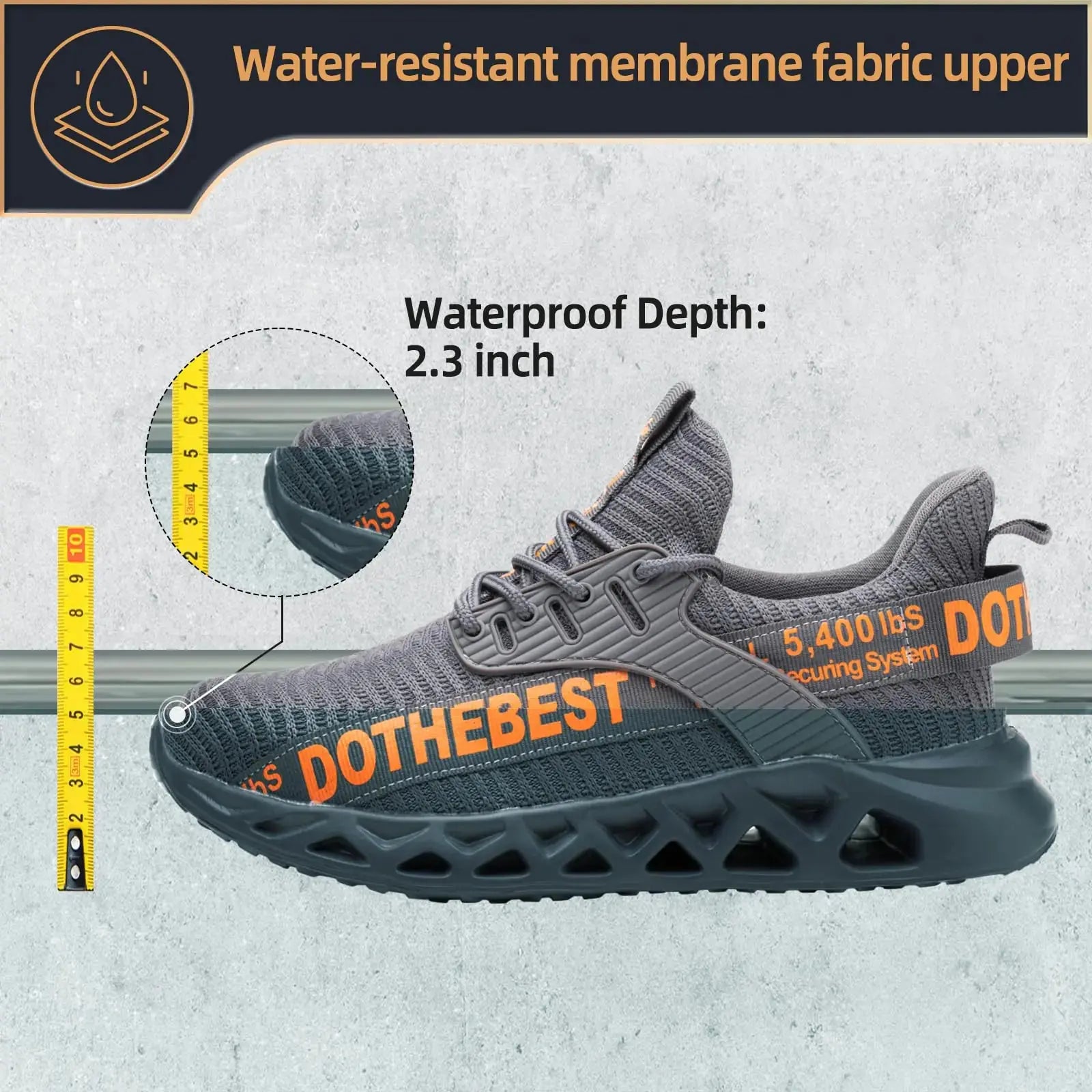 Furuian Steel Toe Sneakers – Lightweight Indestructible Safety Shoes for Men & Women
