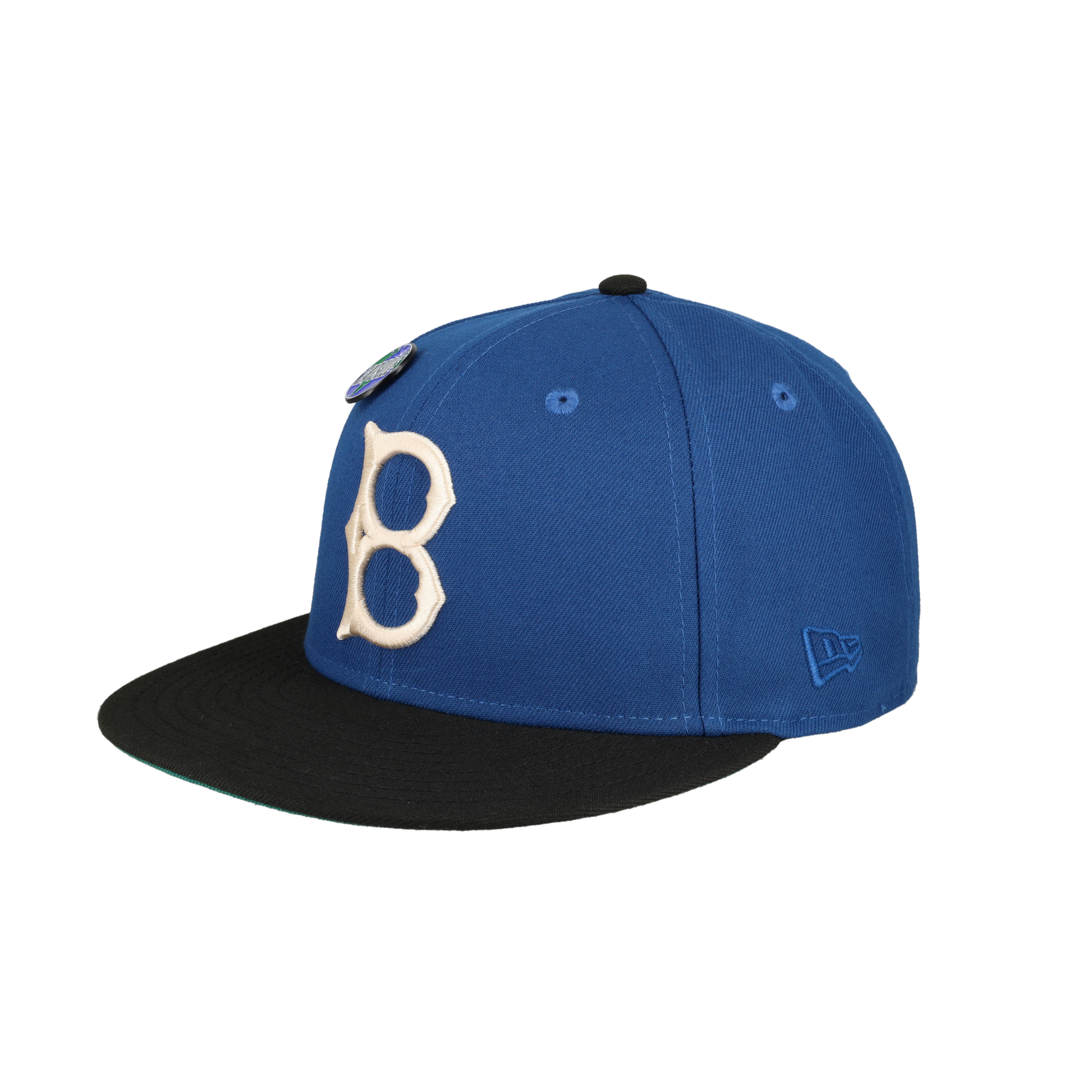 Brooklyn Dodgers Globe Collection 60th Anniversary Patch Fitted Hat