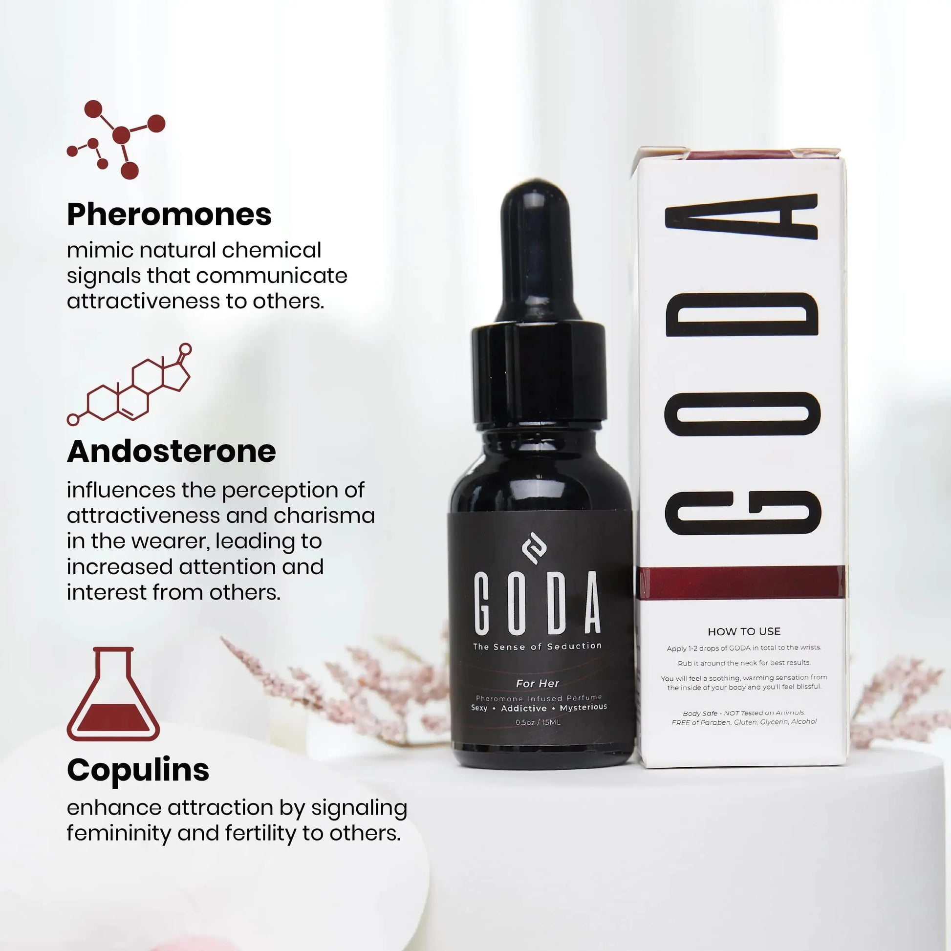 GODA For Her Pheromone Perfume for Women - Floral Perfume Oil