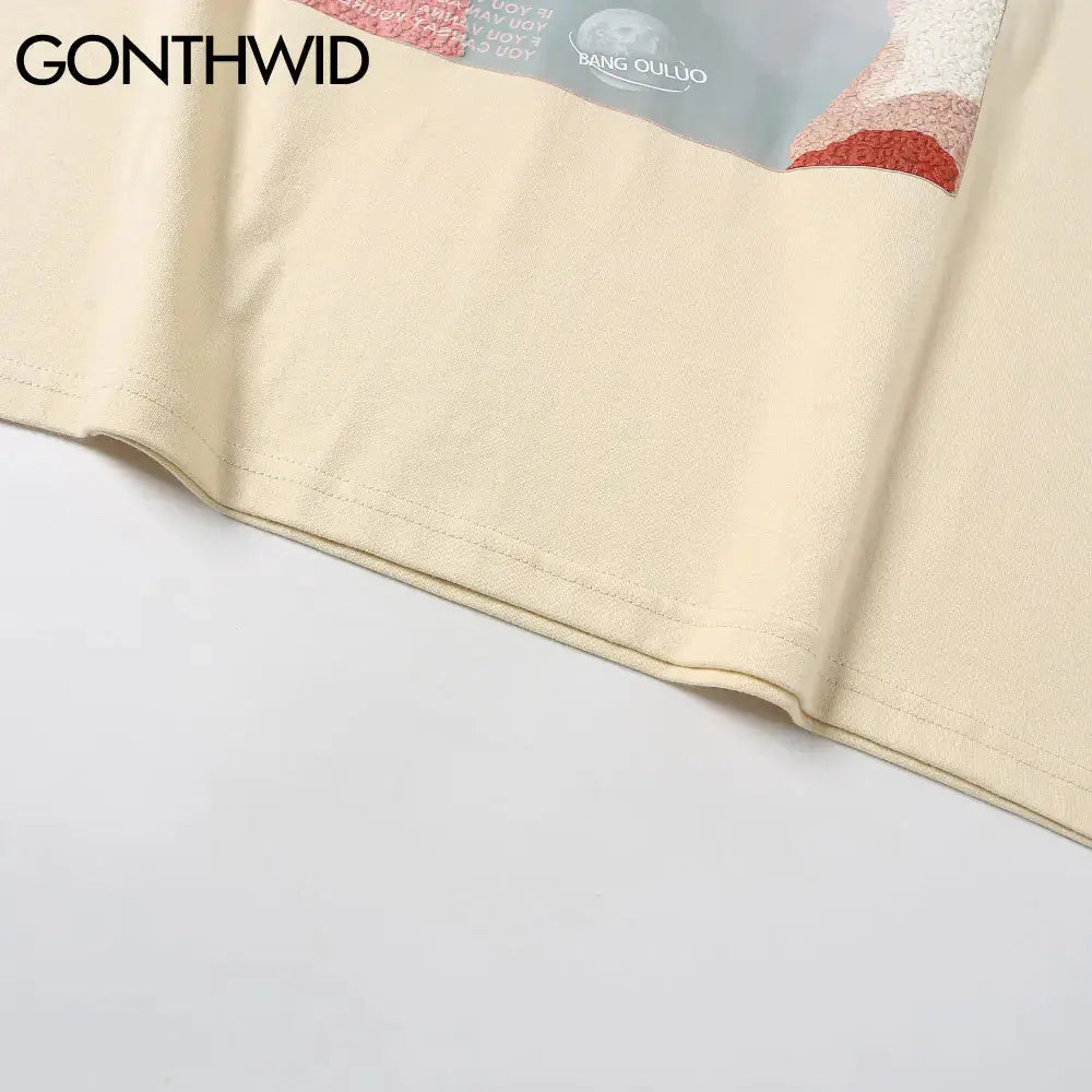 GONTHWID Tees Shirt Hip Hop Summer Men