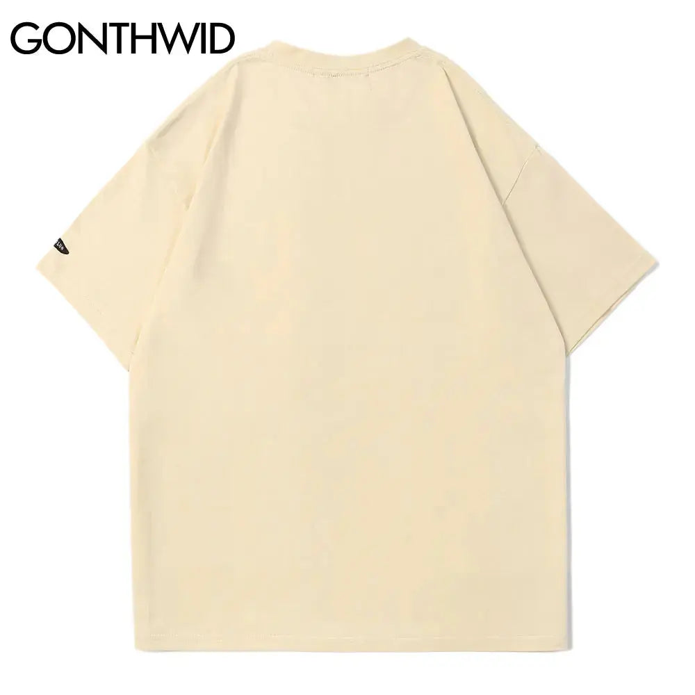 GONTHWID Tees Shirt Hip Hop Summer Men