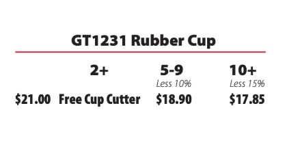G Tee Rubber Cup