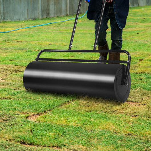 36 x 12 Inches Tow Lawn Roller Water Filled Metal Push Roller
