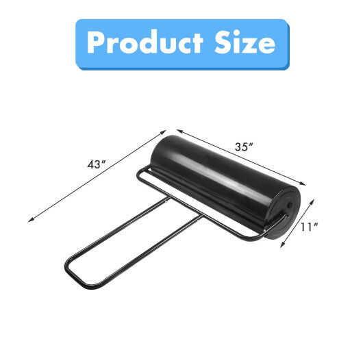 36 x 12 Inches Tow Lawn Roller Water Filled Metal Push Roller