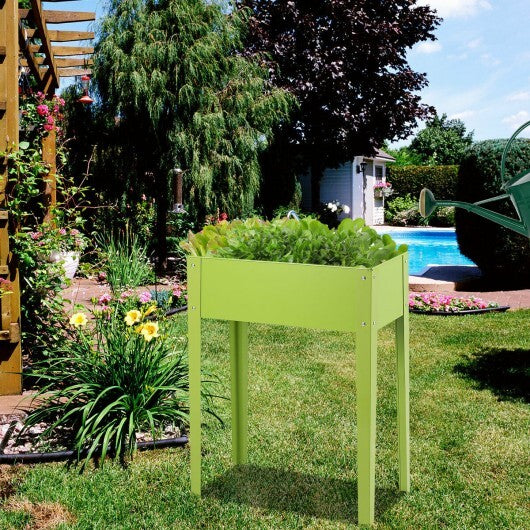24.5 x 12.5 Inch Outdoor Elevated Garden Plant Flower Bed