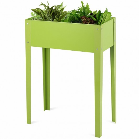 24.5 x 12.5 Inch Outdoor Elevated Garden Plant Flower Bed