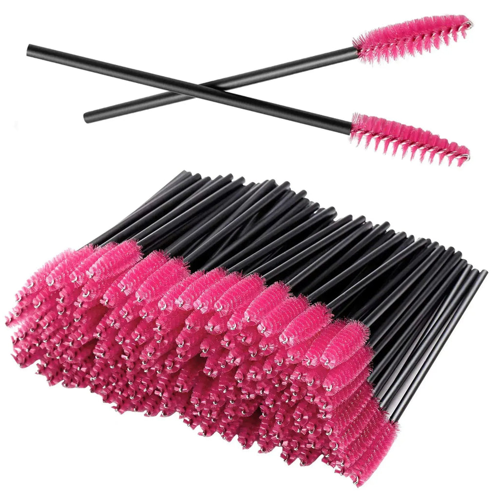 GUMIKE 100PCS Disposable Eyelash Mascara Brushes for Eye Lashes Extension Eyebrow and Makeup