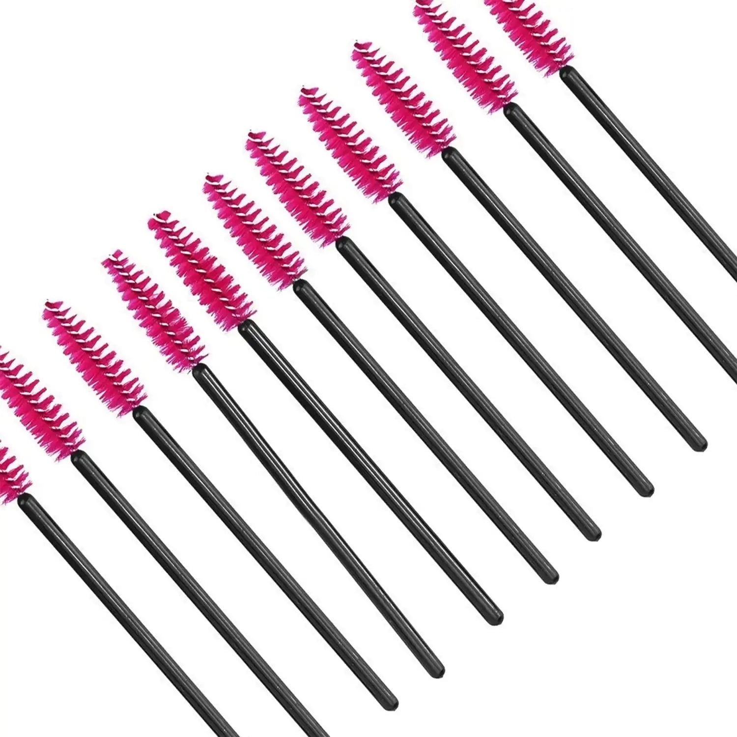 GUMIKE 100PCS Disposable Eyelash Mascara Brushes for Eye Lashes Extension Eyebrow and Makeup