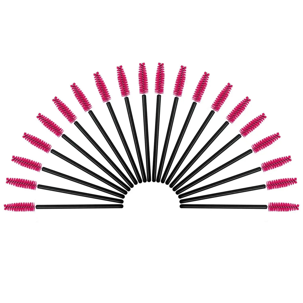 GUMIKE 100PCS Disposable Eyelash Mascara Brushes for Eye Lashes Extension Eyebrow and Makeup