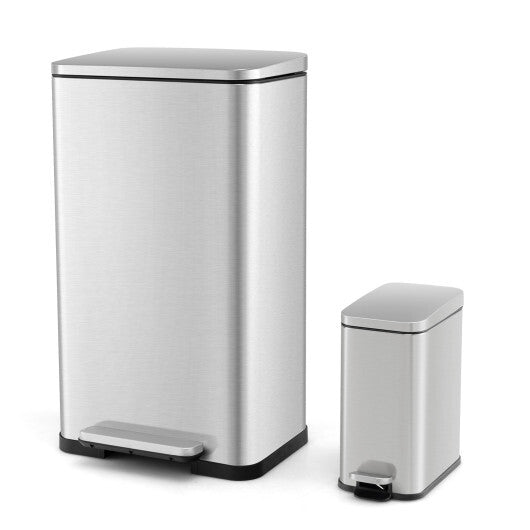 Get it for $79 - Step Trash Can with Inner Buckets (2 Pack)