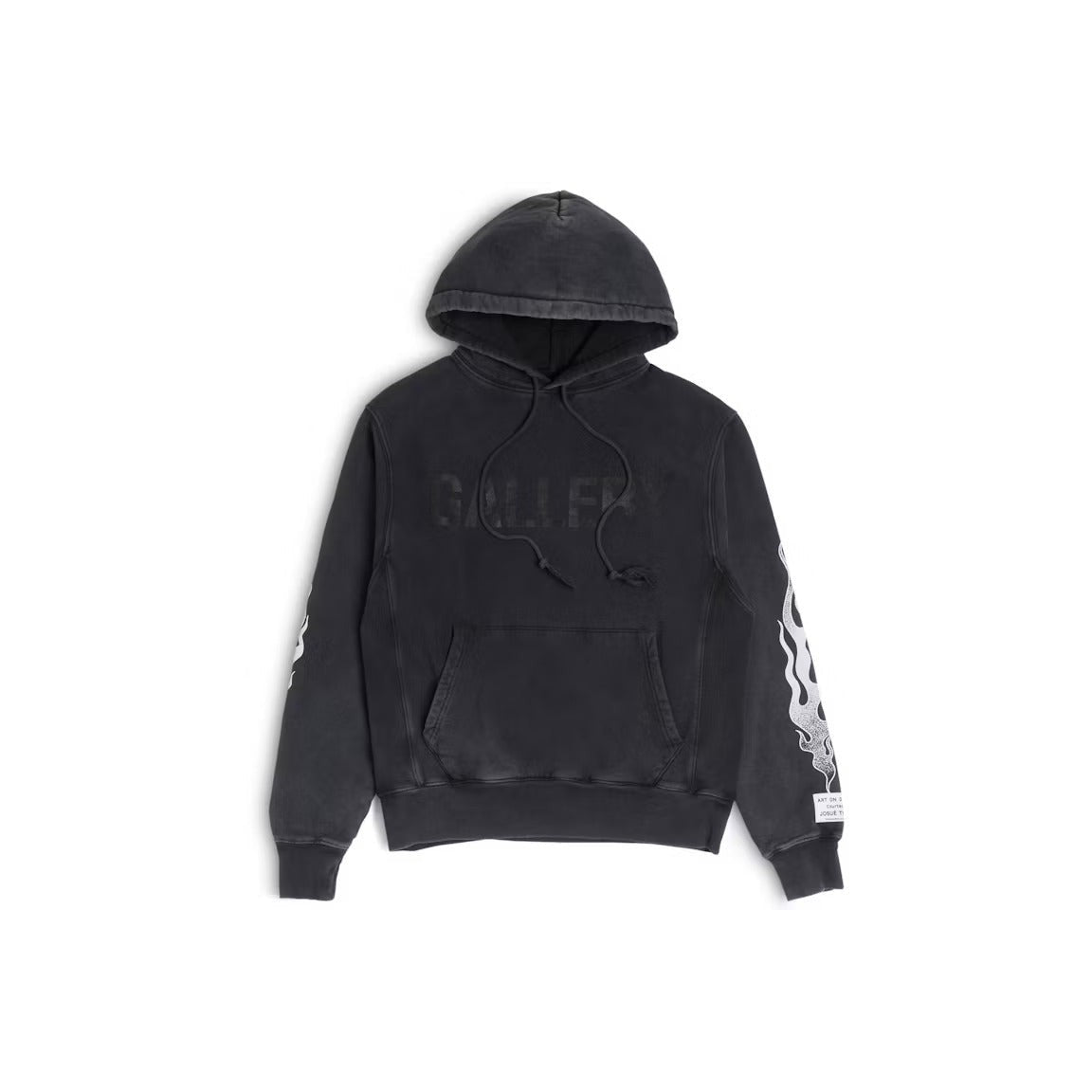Gallery Dept. Flames Hoodie Black