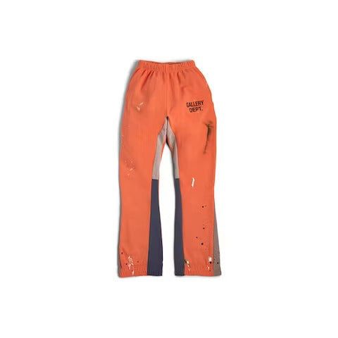 Gallery DEPT Department Orange Flare Sweatpants