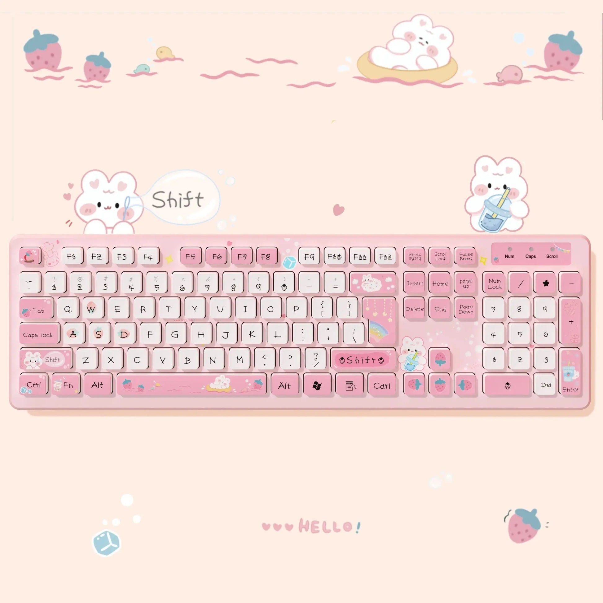 Gaming Keyboard With Mute Click