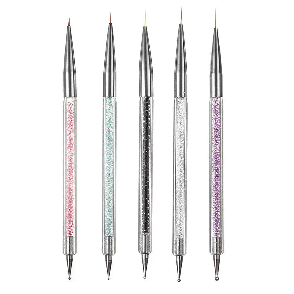 Gel Liner Polish Brush Set Nail Art Dotting Tools