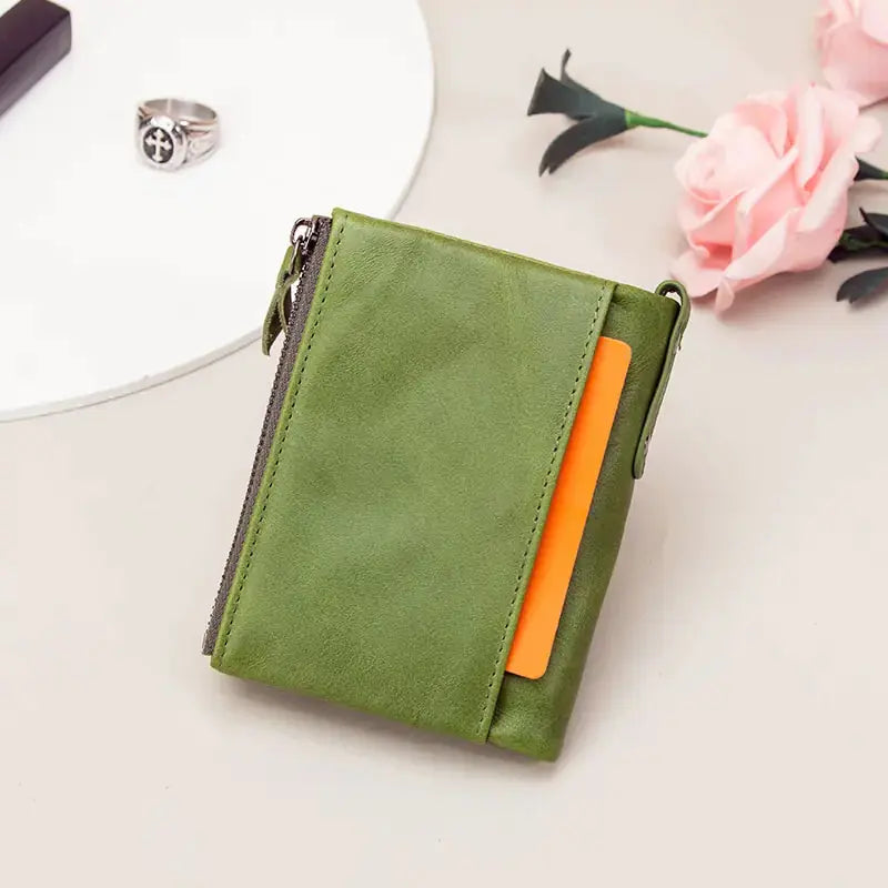 Genuine Leather Difold Wallet – Secure & Stylish