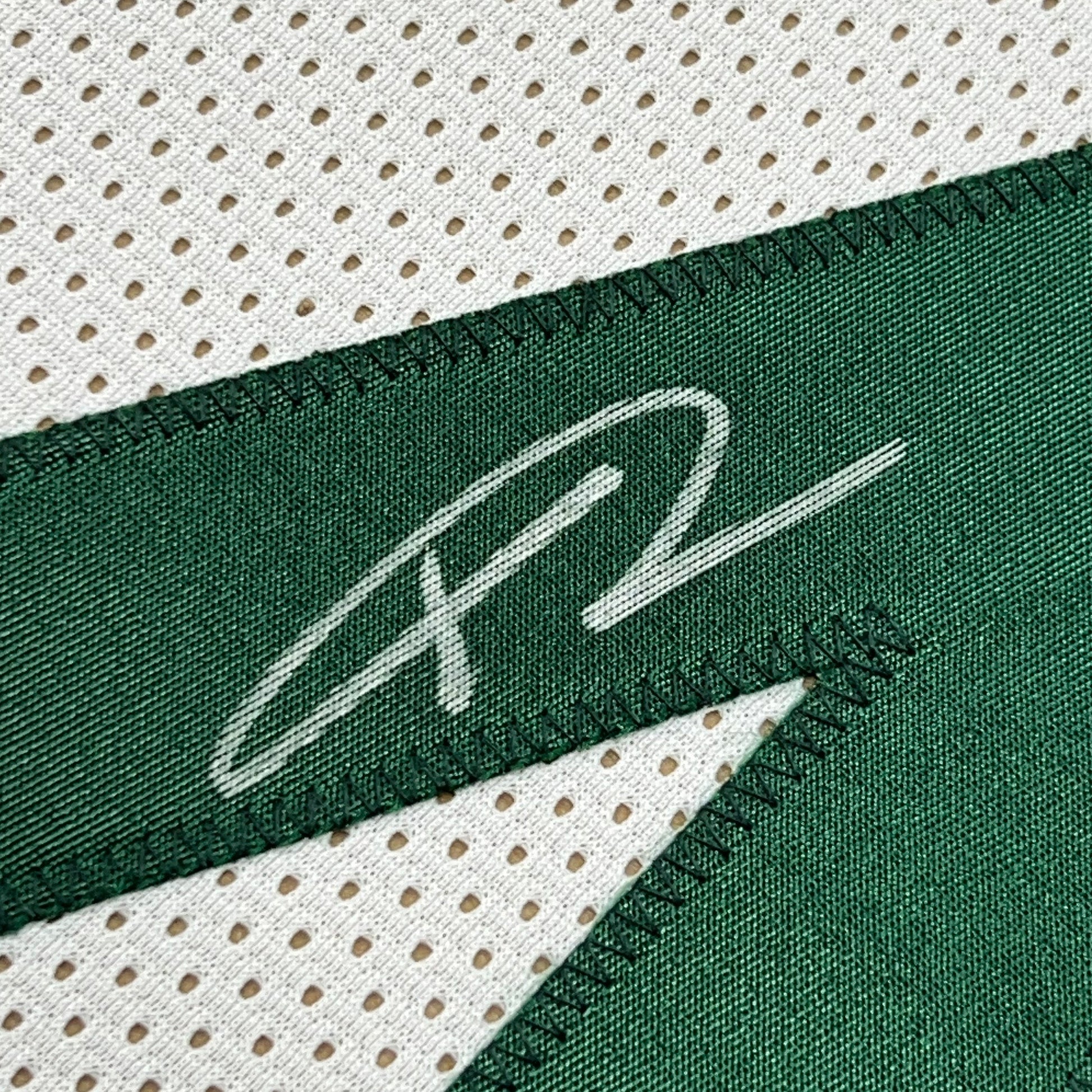 Framed Autographed/Signed Giannis Antetokounmpo 35x39 Milwaukee White Basketball Jersey JSA COA