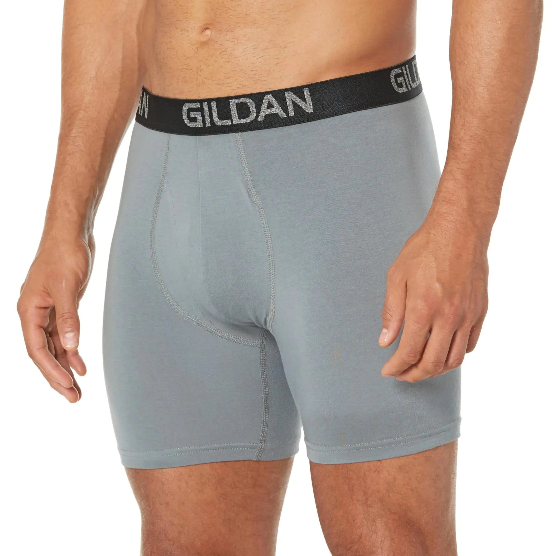 Gildan Men's Underwear Cotton Stretch Boxer Briefs (5-pack)