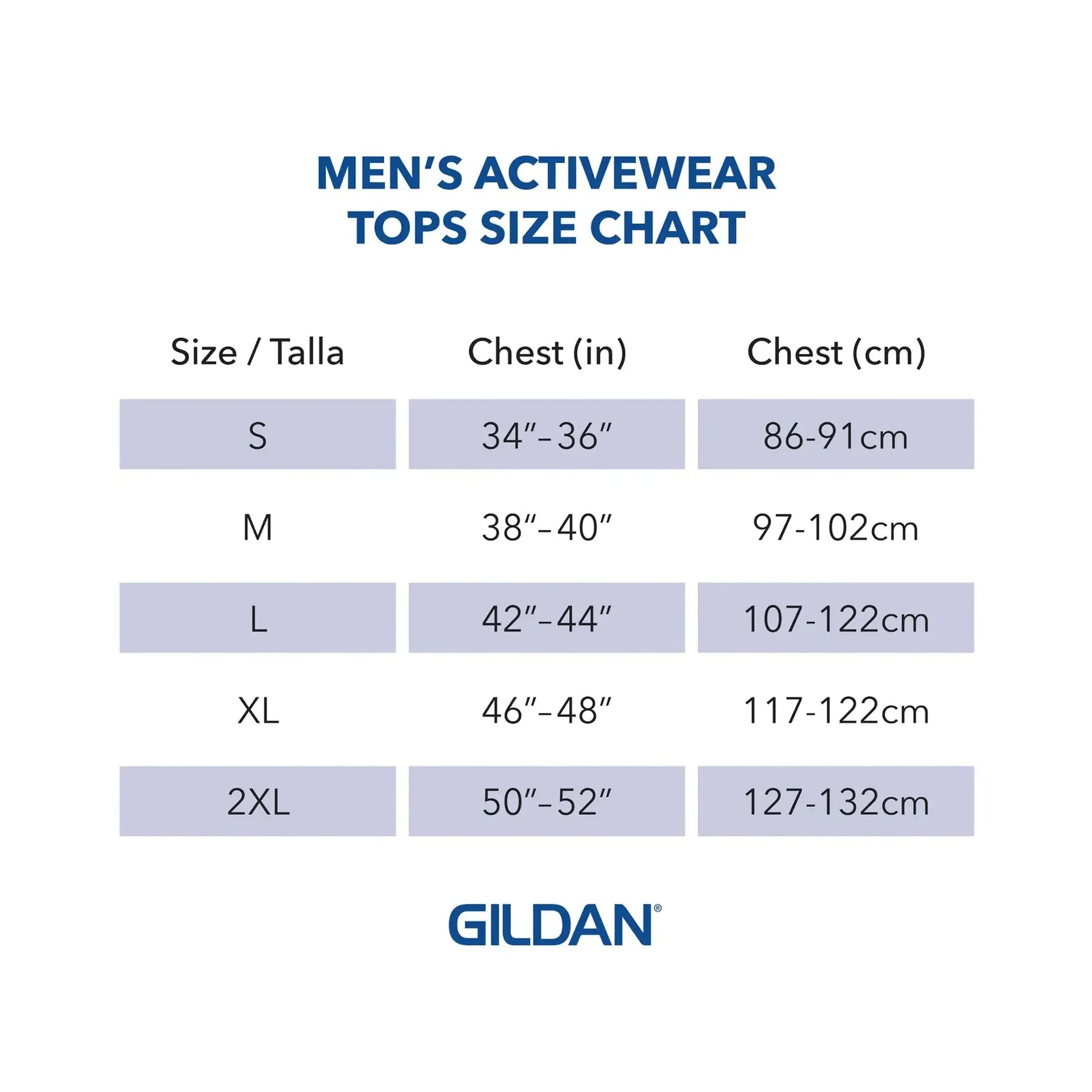 Gildan Heavy Cotton T-Shirt (2-Pack) – Royal, XX-Large