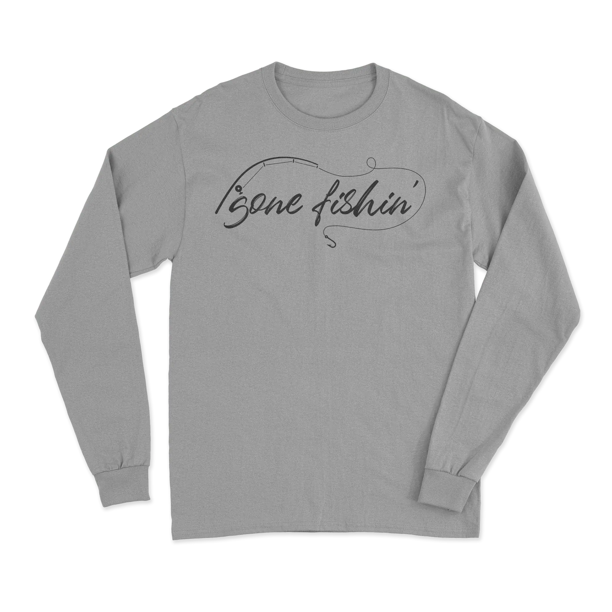 Gone Fishing v2 Men Long Sleeve Shirt