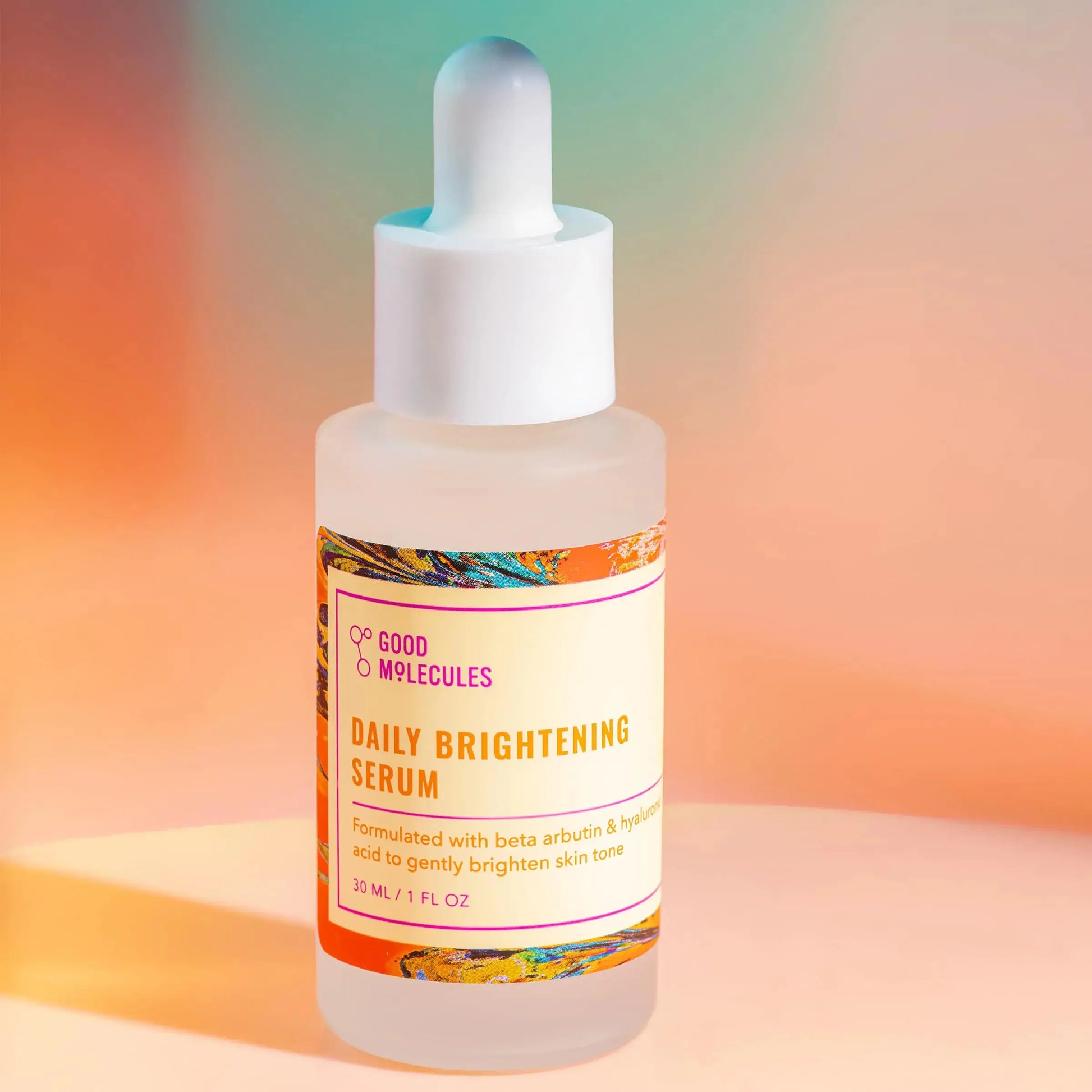 Good Molecules Daily Brightening Serum - Hydrating Facial Serum with Beta Arbutin and Hyaluronic Acid to Moisturize