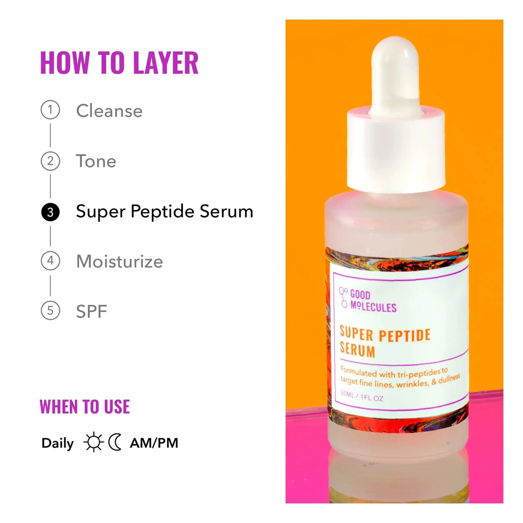 Good Molecules Super Peptide Serum - Anti-Aging Facial Serum
