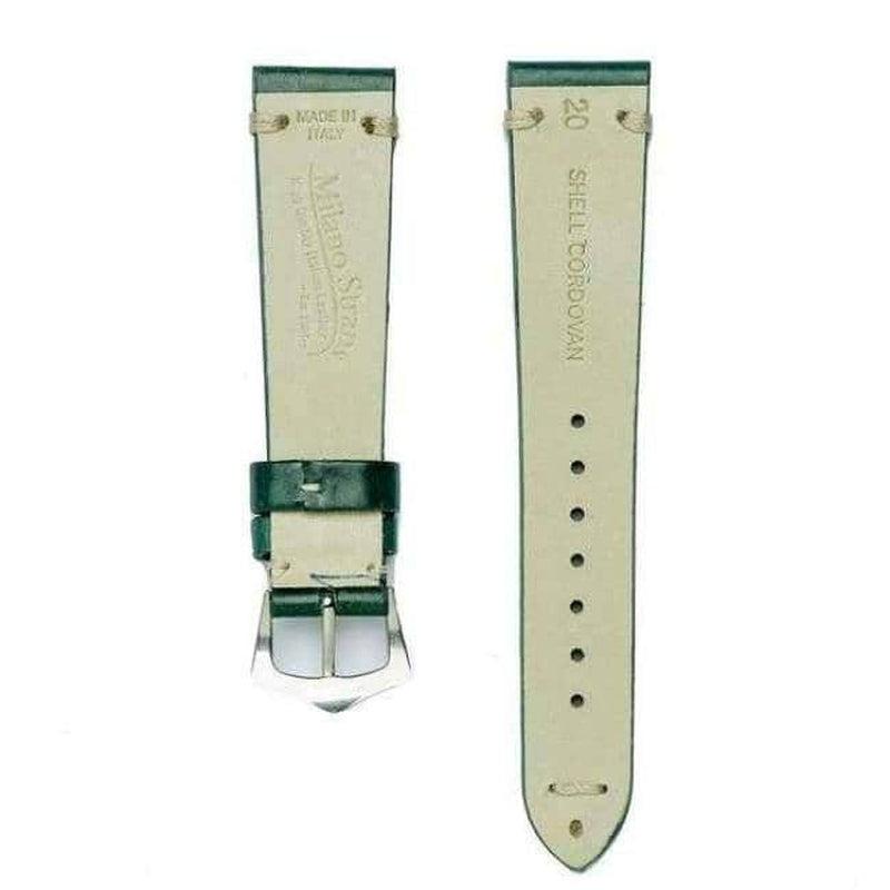 Green Cordovan Leather Watch Strap