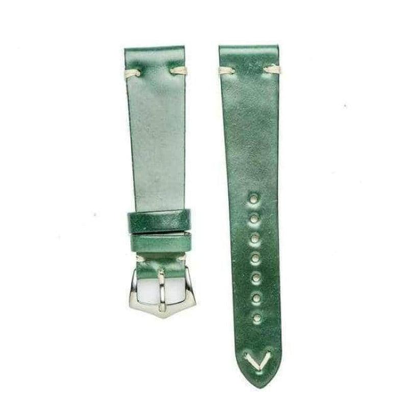 Green Cordovan Leather Watch Strap