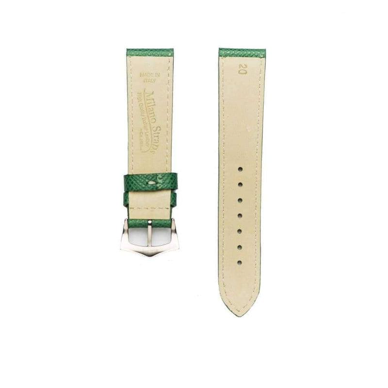 Emerald Green Epsom Leather Watch Strap – Premium Italian Craftsmanship