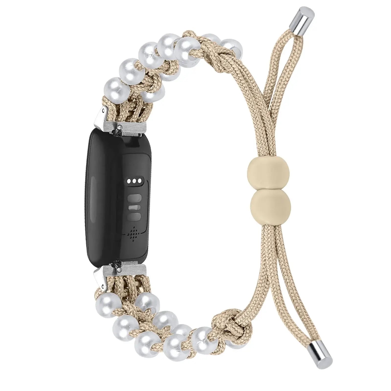 Fitbit Inspire 3, 2, 1, HR Braided Bead Band - Stylish Strap