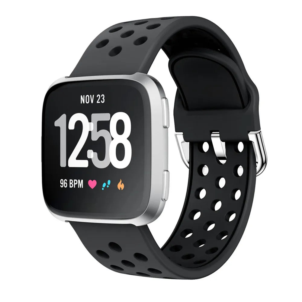 Breathable Silicone Fitbit Versa & Sense Bands