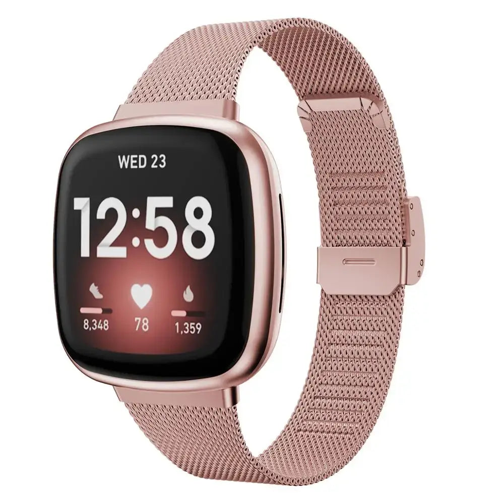 Fitbit Versa & Sense Steel Band - Durable Modern Design