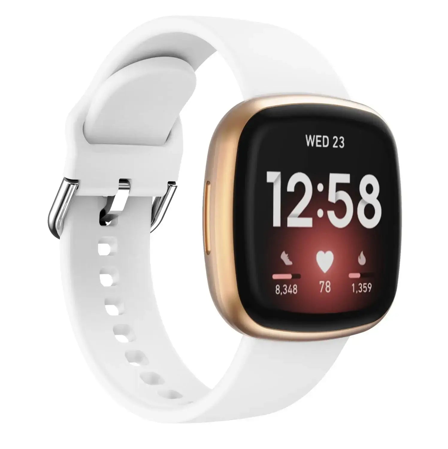 Fitbit Versa & Sense Silicone Strap - Soft and Flexible