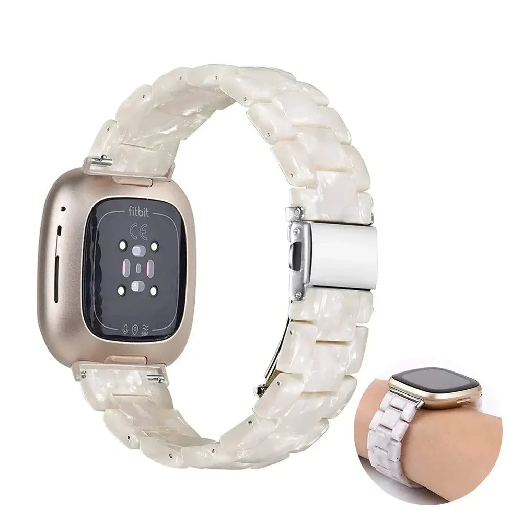 Fitbit Versa & Sense Resin Band - Stylish Straps for Sense