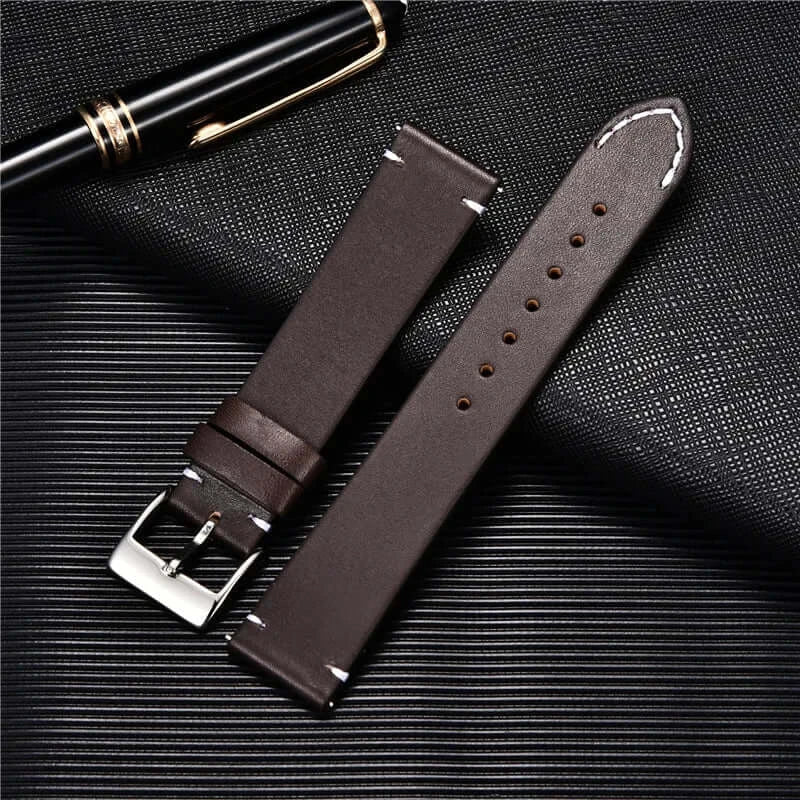Ticwatch Genuine Leather Strap - Versatile Classic Design