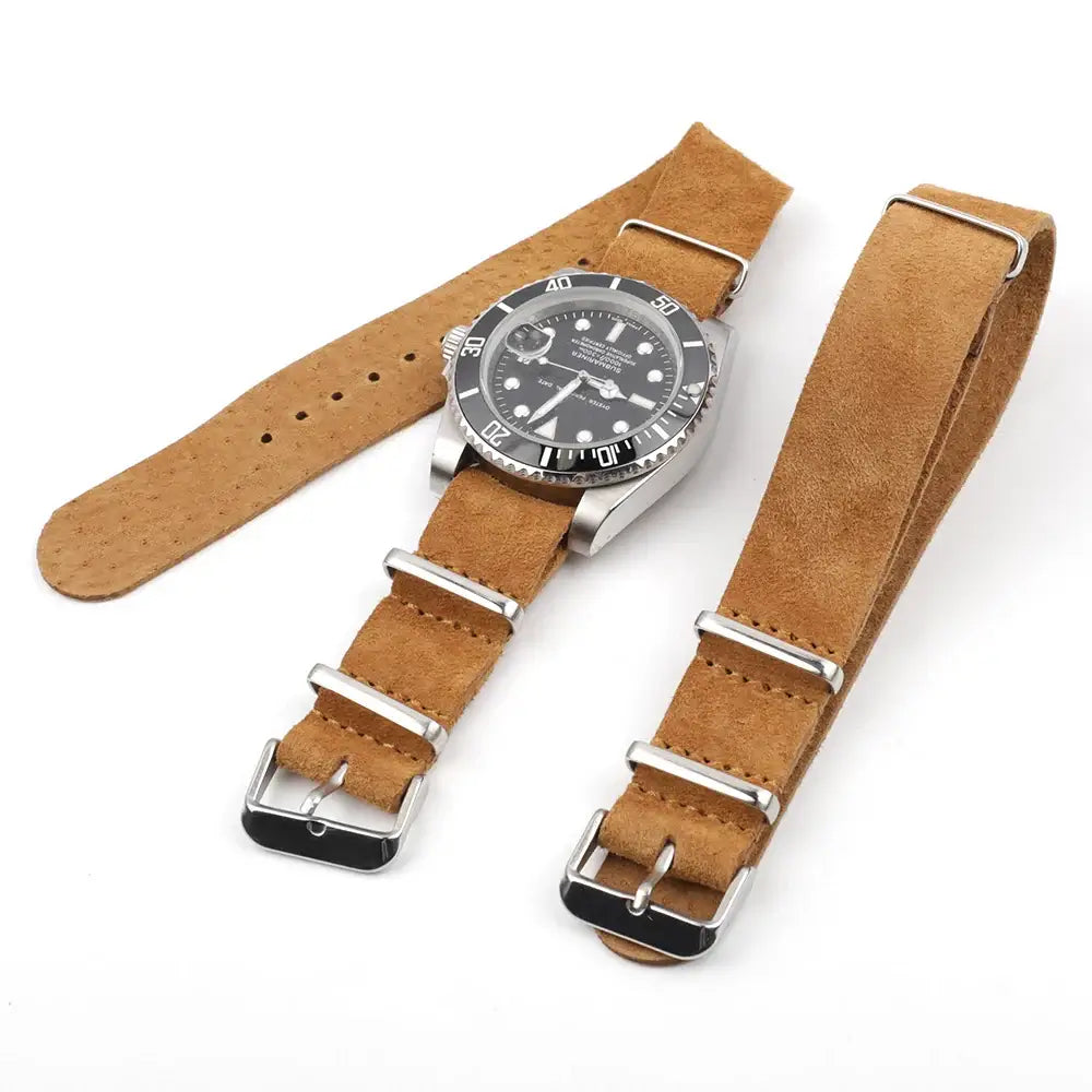 Ticwatch Suede Leather Strap - Stylish, Comfortable, Durable