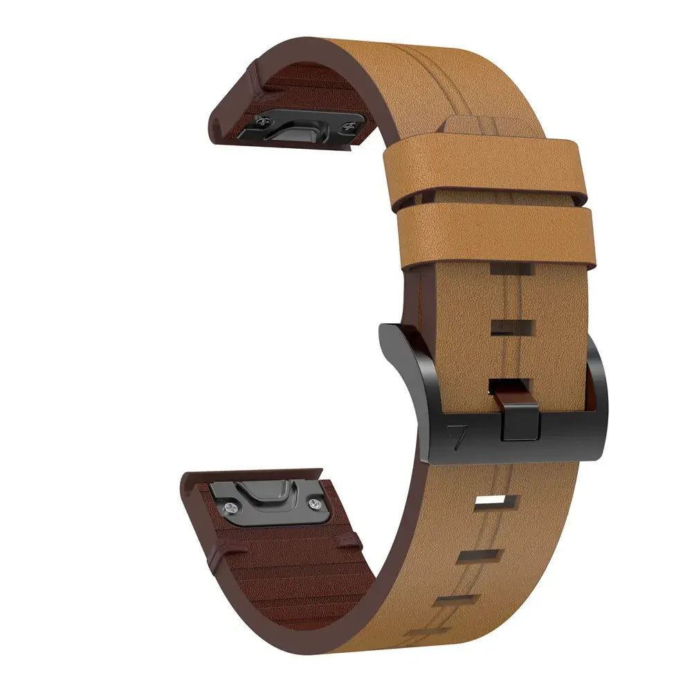 Garmin Soft Leather Band - QuickFit Stylish Upgrade